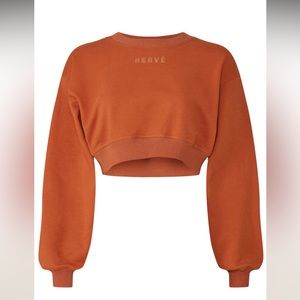 Hervè Cropped Logo Sweatshirt